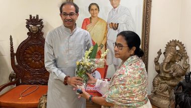 West Bengal CM Mamata Banerjee Meets With Sharad Pawar, Uddhav Thackeray in Mumbai (See Pics)