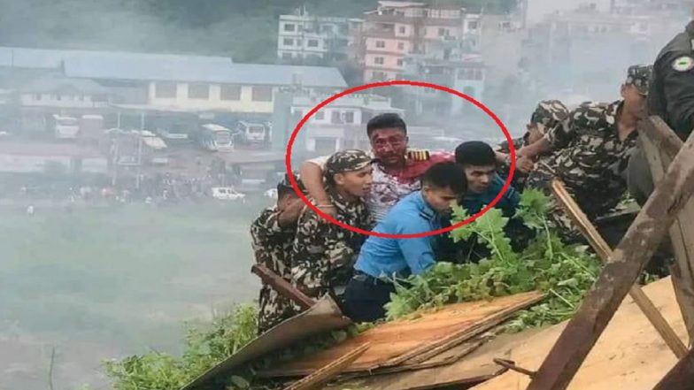 Nepal Plane Crash: 18 Killed After Saurya Airlines Aircraft Crashes at Kathmandu Airport, Pilot Captain Manish Shakya Survives (Watch Videos)