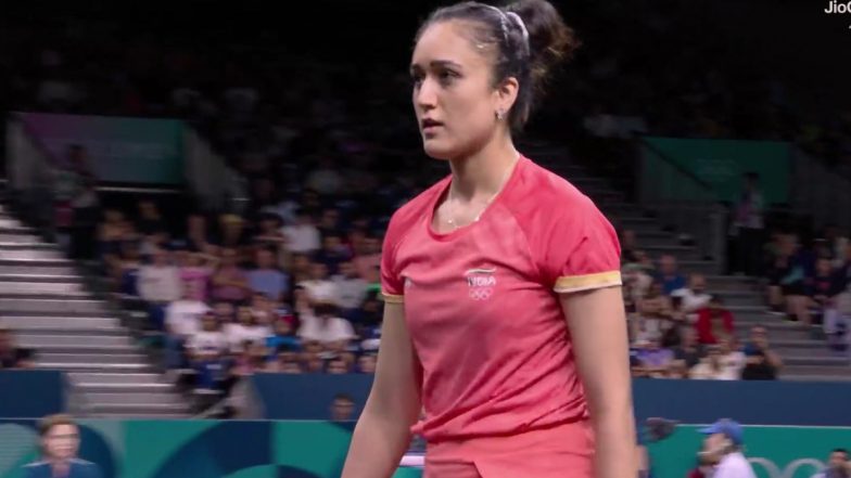 Manika Batra Gets Off to Winning Start at Paris Olympics 2024, Beats Great Britain’s Anna Hursey To Enter Round of 32 in Women’s Singles Table Tennis Event