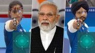 PM Narendra Modi Congratulates Manu Bhaker and Sarabjot Singh for Winning Bronze in Mixed 10M Air Pistol Team Event at Paris Olympics 2024, Says &lsquo;India Is Incredibly Delighted&rsquo;