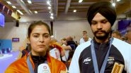 Manu Bhaker and Sarabjot Singh Opens Up On Their Feelings After Winning Bronze Medal in 10 M Air Rifle Mixed Team Event at Paris Olympics 2024 (Watch Video)