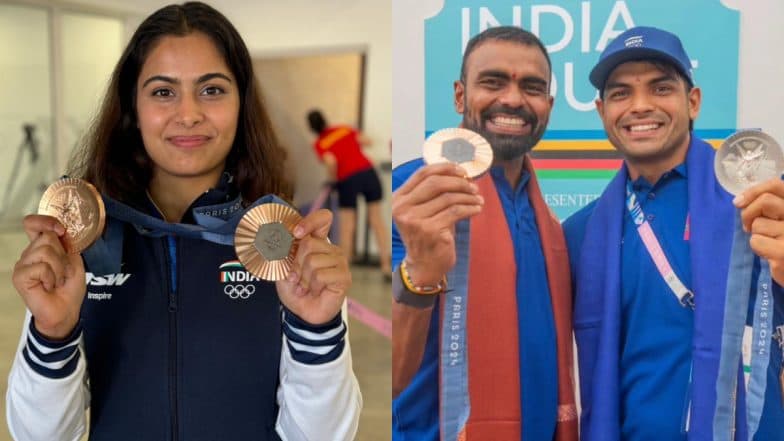 Indian Medal Winners List at Paris Olympics 2024: Team India Athletes Who Have Won Medals