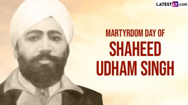 Shaheed Udham Singh Martyrdom Day 2024 Date: Know Significance of Death Anniversary of Shaheed Udham Singh, the Brave Sikh Revolutionary