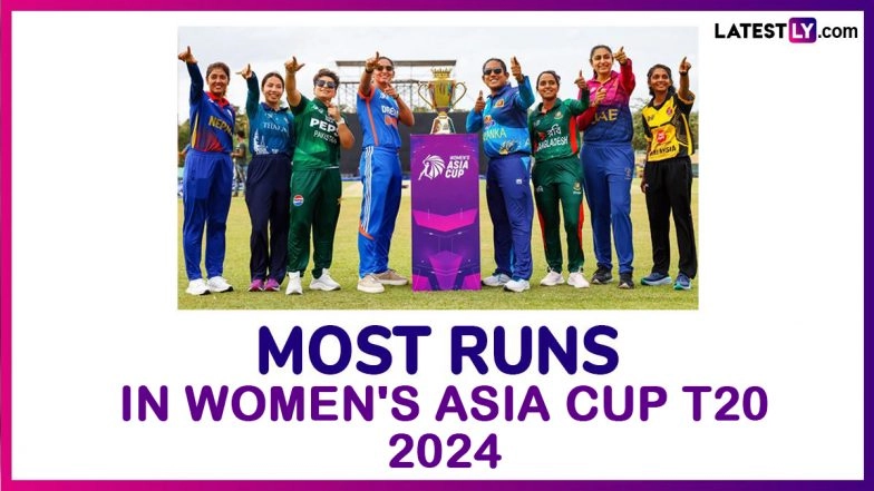 Most Runs in Women&rsquo;s Asia Cup T20 2024: Sri Lanka Captain Chamari Athapaththu Finishes as Highest Run-Scorer, Shafali Verma Ends in Second Place
