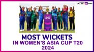 Most Wickets in Women’s Asia Cup T20 2024: Deepti Sharma Ends as Highest Wicket-Taker, Sri Lanka's Kavisha Dilhari Second
