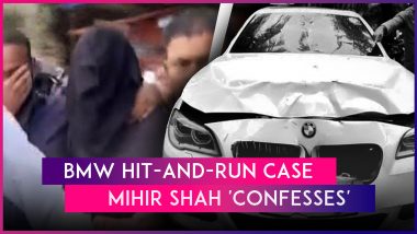 Mumbai BMW Hit-and-Run Case: Mihir Shah ‘Confesses’ He Was Driving the Car, Sent to Police Custody Till July 16