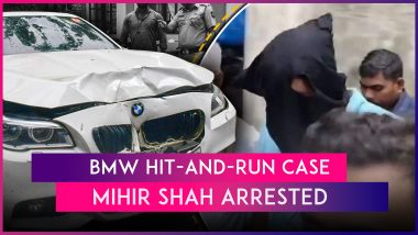 Mihir Shah Arrested: Mumbai Police Nab Shiv Sena Leader’s Fugitive Son in BMW Hit-and-Run Case