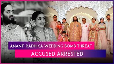 Anant Ambani-Radhika Merchant Wedding: Vadodara Engineer Arrested by Mumbai Police for Bomb Threat Post on X