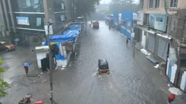 Mumbai Rains, Weather Forecast: Incessant Rainfall Causes Waterlogging in Many Parts of City, Heavy Downpour Likely To Continue (Watch Videos)