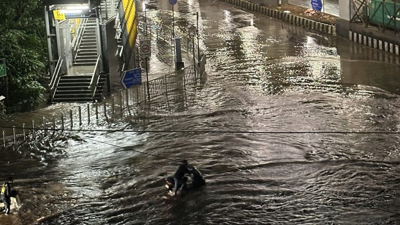 Mumbai Weather Forecast: Heavy to Very Heavy Rainfall Expected on August 24, IMD Issues Orange Alert for City, Neighbouring Thane