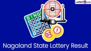 Nagaland State Lottery Result Today 1 PM Live, Dear Narmada Saturday Lottery Sambad Result of 07.09.2024, Watch Live Lucky Draw Winners List