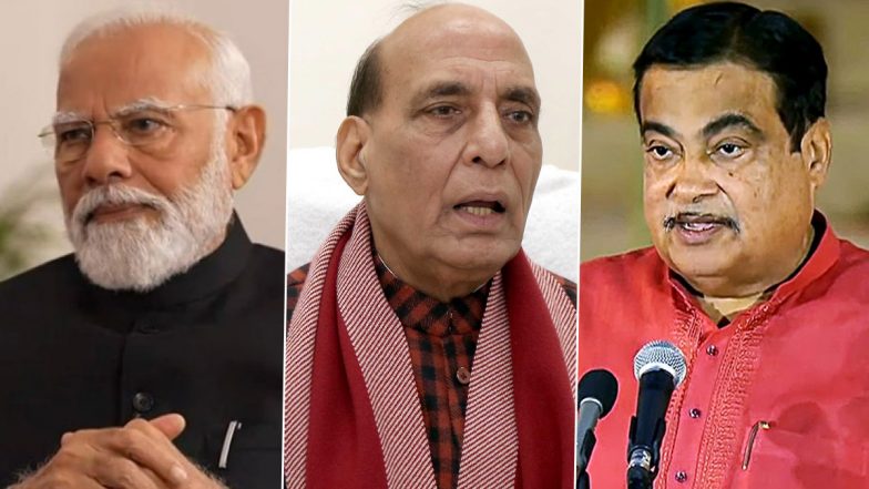 Rajnath Singh Birthday Wishes: PM Narendra Modi, Nitin Gadkari and Others Extend Greetings to Union Minister on His 73rd Birthday