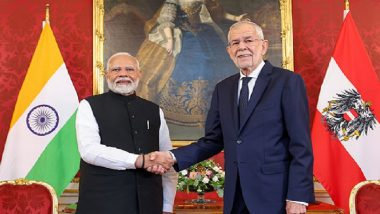 PM Narendra Modi Meeting With Austrian Leaders, Including Federal President Alexander Van Der Bellen, To Expand India-Austria Cooperation (Watch Video)