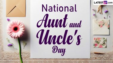 National Aunt and Uncle Day 2024 Date and Significance: All You Need To Know About the Day Dedicated to Lovely Aunties and Uncles