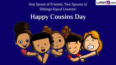 National Cousins Day 2024 Images and HD Wallpapers For Free Download Online: Wish Happy Cousin’s Day With WhatsApp Greetings, FB Status Messages and Quotes To Your Siblings