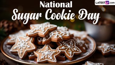 National Sugar Cookie Day 2024 Easy Recipes: From Lemon Sugar Cookies to Funfetti Cookies, Bake These Delicious Cookies for Some Sugary Goodness (Watch Videos)