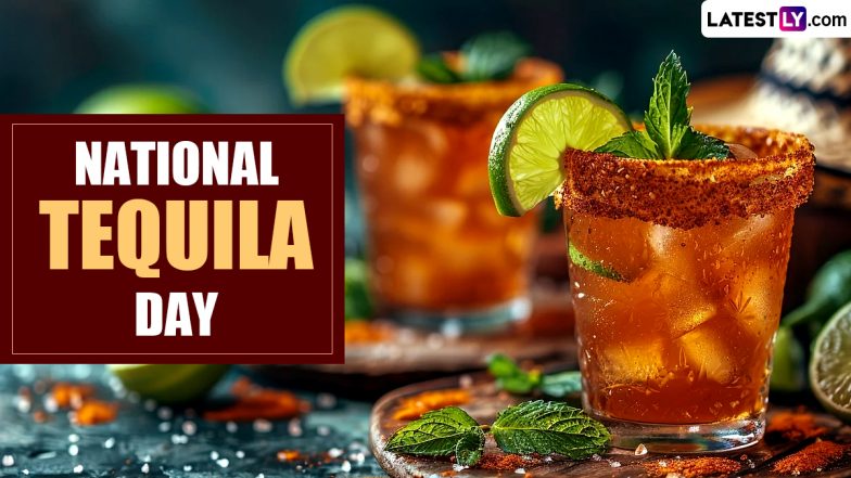 National Tequila Day 2024 Wishes &amp; Instagram Captions: Share Tequila Day HD Images, Wallpapers and GIFs To Celebrate the Classic Drink