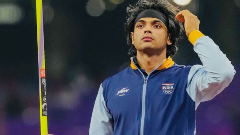 Neeraj Chopra at Paris Olympics 2024 Free Live Streaming Online: Get Live TV Telecast Details of Men's Javelin Throw Event Coverage in IST