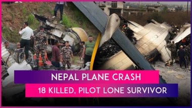 Nepal Plane Crash: 18 Killed After Saurya Airlines Aircraft Crashes at Kathmandu Airport, Pilot Captain Manish Shakya Lone Survivor