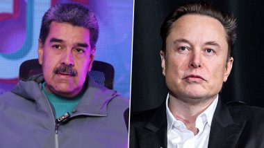 Venezuelan President Nicolas Maduro Calls Elon Musk His ‘Arch-Enemy’, Accuses Him of Planning To Invade Venezuela With Rockets (Watch Video)