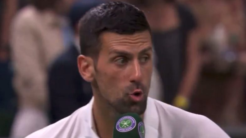 Novak Djokovic Confronts Wimbledon 2024 Audience for Booing After Round of 16 Win Over Holger Rune, Says ‘You Guys Can’t Touch Me’ (Watch Video)