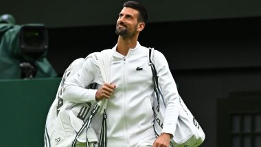 How To Watch Novak Djokovic vs Holger Rune Wimbledon 2024 Men’s Singles Fourth Round Free Live Streaming Online in India? Get Free Live Telecast of Tennis Match Score Updates on TV