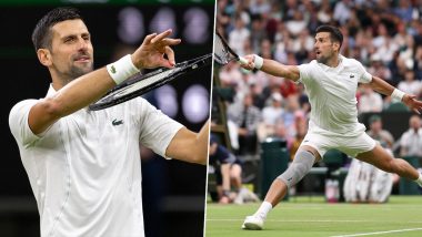 Novak Djokovic Defeats Holger Rune in Straight Sets To Advance to Wimbledon 2024 Quarterfinals, Becomes First Man To Reach 60 Major Last Eight Appearances