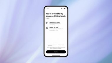 OpenAI Rolls Out Advanced Voice Mode With More Natural, Real-Time Conversations, Available To Select ChatGPT Plus Users