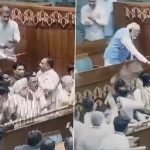 PM Narendra Modi Offers Glass of Water to Opposition MP Raising Slogans Against Him During His Speech in Lok Sabha, Viral Video Surfaces