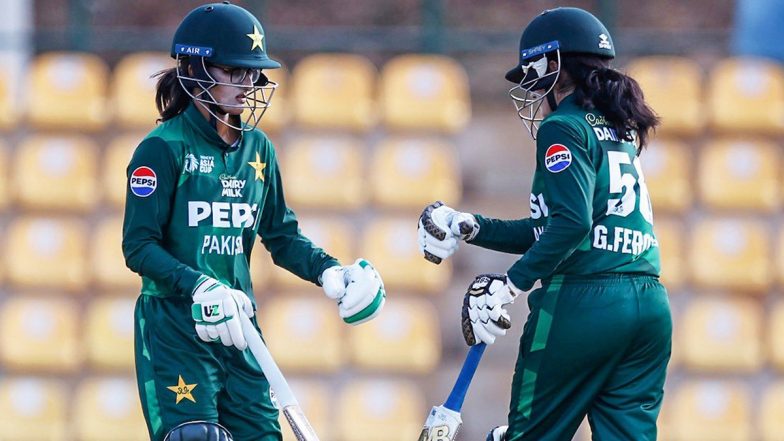 Pakistan Defeat United Arab Emirates By Ten Wickets in Women's Asia Cup T20 2024: Gull Feroza, Bowlers Help PAK-W Almost Secure Semifinal Spot With Dominant Win Over UAE-W