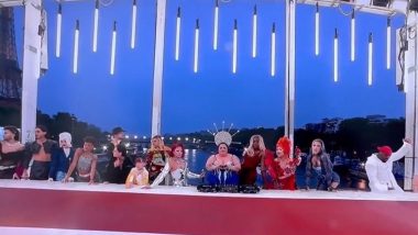 Paris Olympics 2024: ‘The Last Supper’ Reenactment by Drag Queens Sparks Controversy As Netizens Slam Inclusion of Child in ‘Hyper-Sexualised and Blasphemous’ Opening Ceremony Performance (Watch Video)