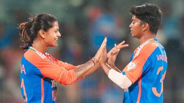 IND-W vs SA-W 3rd T20I 2024 Innings Update: Pooja Vastrakar, Radha Yadav Lead India’s Stellar Bowling Effort To Bowl South Africa Out for 84 in Series Finale