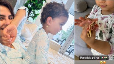 Mortadella and Roti! Priyanka Chopra's Daughter Malti Marie Invents Indo-Italian Cuisine, View Adorable Pic