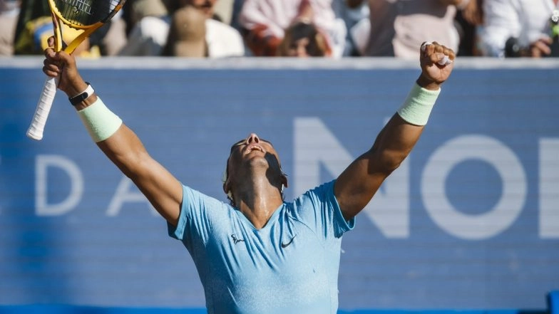 How Many Grand Slams Rafal Nadal Has Won in His Career? Check Out Spaniard's Astonishing Records and Stats As 'King of Clay' Announces Retirement from Tennis