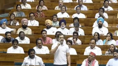 'Aap Hindu Ho Hi Nahi': Rahul Gandhi Slams BJP-NDA Government Over Religious Violence, Says Those Indulge in Violence Cannot Be Hindu (Watch Video)