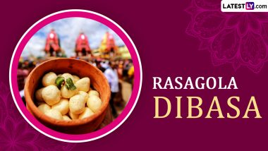 Rasagola Dibasa 2024 Images & Niladri Bije HD Wallpapers for Free Download Online: Wish Happy Rasagola Day to Mark the Return of Lord Jagannath After Ratha Yatra