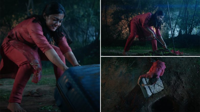 ‘Kubera’: Rashmika Mandanna’s First Look Unveiled! Actress Digs Up Suitcase Filled With Currency in This Glimpse From Dhanush–Sekhar Kammula’s Film (Watch Video)