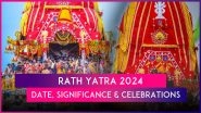 Rath Yatra 2024: Jagannath Puri Rath Yatra Date, Timings and Significance of Odisha&rsquo;s Popular Chariot Festival