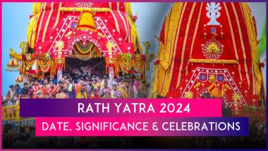 Rath Yatra 2024: Jagannath Puri Rath Yatra Date, Timings and Significance of Odisha’s Popular Chariot Festival