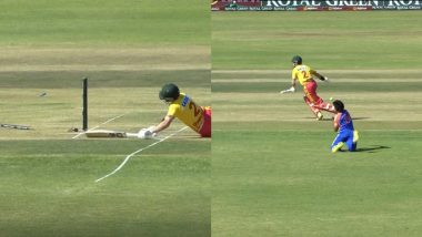 Ravi Bishnoi Nails Sensational Direct Hit To Run Out Johnathan Campbell During IND vs ZIM 4th T20I 2024 (Watch Video)