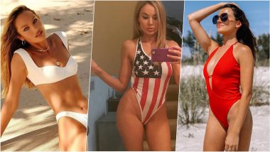 Red, Blue and White Bikini Looks for 4th of July 2024 Celebrations: Check Out the Hottest Bikini and Monokini Inspiration To Display Patriotism in Style