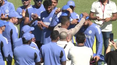 Riyan Parag Receives Team India Cap from His Father As He Makes Debut in IND vs ZIM 1st T20I 2024 (Watch Video)