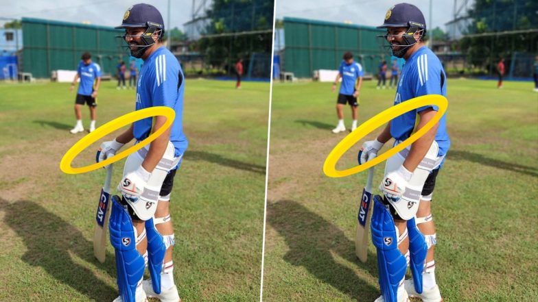 Fans Claim Rohit Sharma Posted Photoshopped Pic to Hide His Tummy, Compare it to Same Photo Shared by BCCI