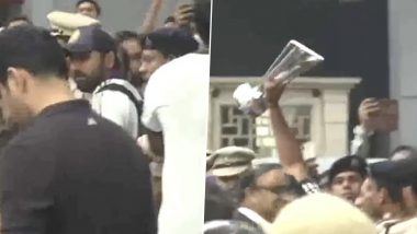 Rohit Sharma Shows Off T20 World Cup Trophy After Reaching Delhi Airport, Video Goes Viral