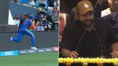 Rohit Sharma Speaks Marathi, Jokes That He Would Have Benched Suryakumar Yadav If He Dropped David Miller’s Catch in T20 World Cup 2024 Final (Watch Video)