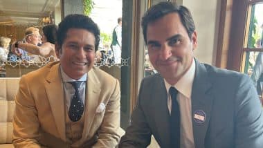 From Sachin Tendulkar to Roger Federer, Take a Look at Sports Stars All Around World Who Graced Wimbledon 2024