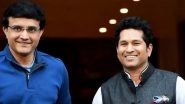Sachin Tendulkar Pens Unique Wish for Sourav Ganguly On His 52nd Birthday, Writes &lsquo;Sending You Birthday Wishes From the Onside, Hoping They Reach You on the Offside&rsquo; (See Post)