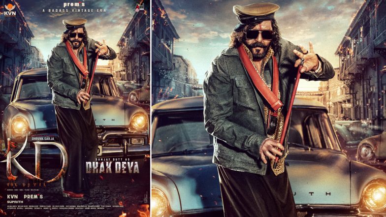 ‘KD–The Devil’: Sanjay Dutt’s First Look As Dhak Deva, ‘The Lord of Devil’s Democracy’, Unveiled on His 65th Birthday! (Watch Video)