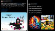 Sawan Somvar 2024 Wishes and Images: Netizens Share Baba Bholenath Photos, 'Har Har Mahadev' Quotes and 'Om Namah Shivaya' Wallpapers on Second Monday of Shravan Month