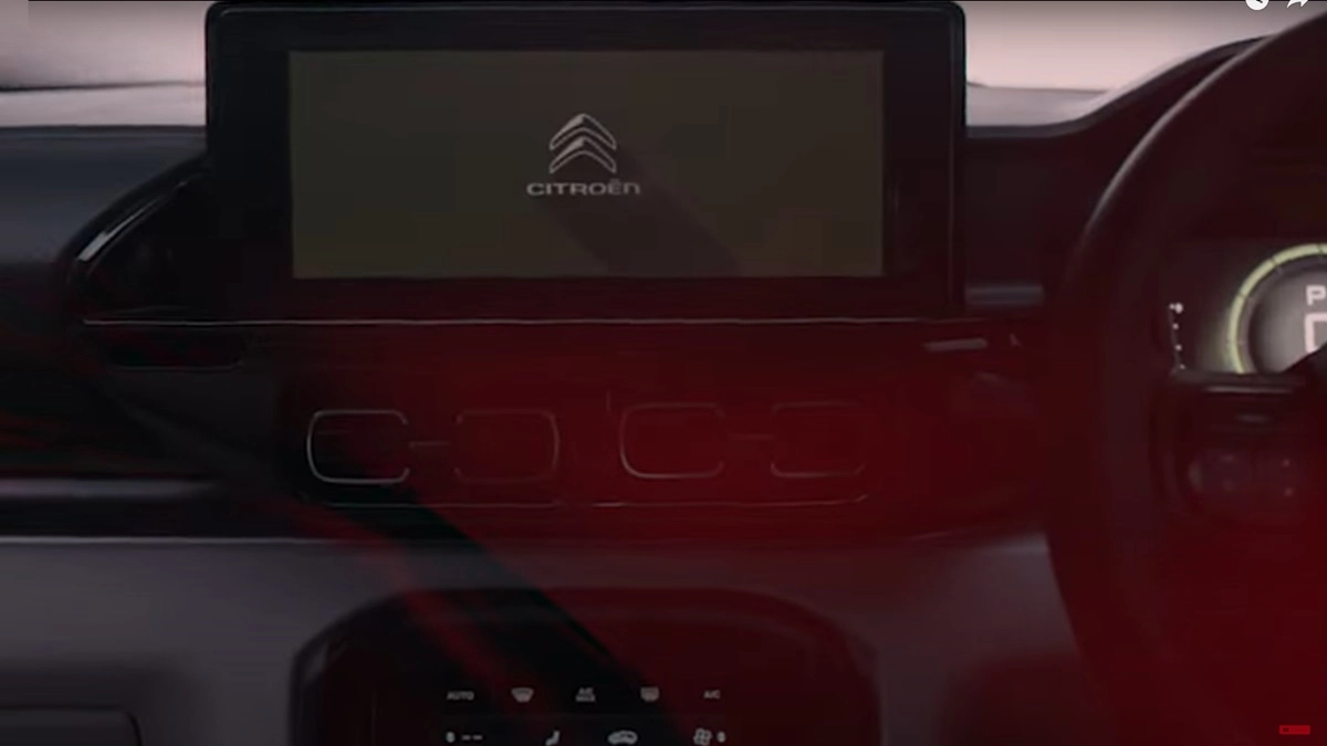 Citroen Basalt Interior Teased